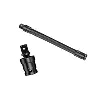Varilla de extensión de llave profesional con acoplamiento elástico y opción de doble longitud 250 mm 350 mm 1/2 ejes flexibles, herramienta eléctrica de extensión flexible