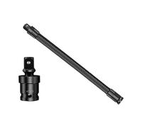 Varilla de extensión de llave profesional con acoplamiento elástico y opción de doble longitud 250 mm 350 mm 1/2 ejes flexibles, herramienta eléctrica de extensión flexible