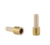 Varilla de extensión de núcleo de válvula de grifo de cobre, funda de válvula de 20 dientes para mezclador de ducha, barra de extensión de mango de interruptor oculto, adaptador de cartucho de grifo