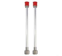 Varilla de extensión de pulverizador de pintura, paquete de 2 herramientas de repuesto para boquilla de pulverización sin aire, para adaptador de poste de pulverización Wagner (30 cm)
