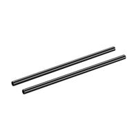 Varilla de extensión de rieles de cámara de Aluminio de 15 mm Rosca Interior para Montaje en Hombro DSLR Accesorio de Enfoque de Seguimiento 2 Varillas de manija de Jaula para cámara