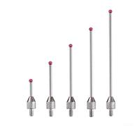 Varilla de extensión de sonda de indicador de rosca para indicador de prueba de dial y micrómetro con punta de acero M1 4 para mediciones precisas (M2.5*D2*L30)