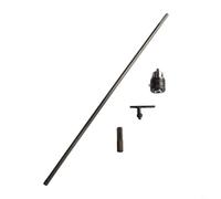 Varilla de extensión de vástago hexagonal para perforación de agujeros profundos con metal con punta de carburo, longitud 300 600 mm, adecuada para su uso en lugares estrechos o difíciles de alcanzar