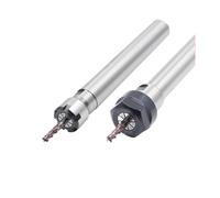 Varilla de extensión de vástago recto de alta precisión, portaherramientas de portabrocas ER, C20, C25, ER11, ER16, ER20, ER25, ER32, 1 unidad(C25-ER20A-100L)