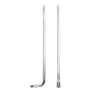 Varilla de extensión de zócalo de 50 cm con accionamiento industrial de 1/2 pulgada Taller de metal resistente a la corrosión Juego de llaves de trinquete esenciales con extensión