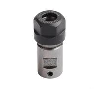 Varilla de extensión del eje del motor del torno con pinza de portabrocas ER11 para varillas de corte, adecuada para mecanizado de agujeros profundos y corte estable (ER11A-6,35 mm)