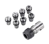 Varilla de extensión del husillo 8 unids/set ER11A 5mm husillo motor chuck extensión varilla fresado resorte chuck eje asiento CNC torno grabado + 1-7mm ER11