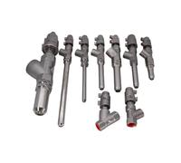 Varilla de extensión DN20 de acero inoxidable antigoteo, boquilla de descarga lineal neumática, descarga 3/4 (verde)