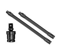 Varilla de extensión flexible de 1/2" Extensores de llave flexible Acopladores de carga de resorte para trabajo preciso Reparación de automóviles Club de extensión de herramientas eléctricas