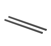 Varilla de extensión ligera de 15 mm con rosca interior de aluminio para accesorios de estudio de aparejos DSLR, 2 piezas DSLR profesionales