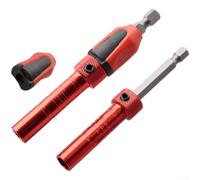 Varilla de extensión magnética para enchufe de impacto de 80 mm para taladro eléctrico y para destornillador de impacto, adaptador de vástago hexagonal de aleación con diseño de soporte de enchufe de