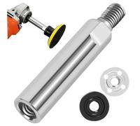 Varilla de extensión para amoladora angular, rosca M10, accesorios para amoladora gruesa de acero con placas de presión, tuerca para cabezales de molienda, ruedas, discos de pulido, accesorios d