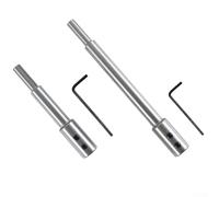 Varilla de extensión para brocas de enrutador para permitir un mayor alcance cuando se trabaja en superficies de alerón y trabajos de fresado de paneles grandes (2 piezas)