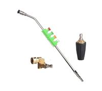 Varilla de extensión para lavadora de alta presión Extensión de varilla for lavadora alta presión con adaptador. Boquilla chorro for autos 5 chorros y Lotus aluminio(L)