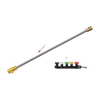 Varilla de extensión para lavadora de alta presión Varilla de extensión for hidrolavadora 50 cm, acero inoxidable, conexión rápida, boquilla for eléctrica(A)