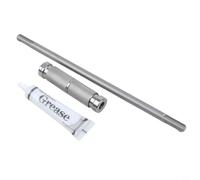 Varilla de extensión para taladro de martillo rotativo - Adaptador de liberación rápida de 26 cm con vástago redondo de doble ranura, construcción de acero de alto carbono y cromo vanadio