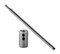 Varilla de extensión triangular profesional con fijación de tornillo de alta resistencia para perforación segura, accesorios de potencia, adaptador de cortador de agujeros