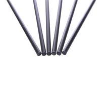 Varilla de fibra sólida Juego de 20 barras redondas fibra carbono, ligeras y alta resistencia, pulgadas, for aviones RC DIY(5.0x500mm)