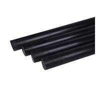 Varilla de fibra sólida Juego de 5 varillas sólidas carbono, varilla fibra negra for proyectos mecánicos y soporte estructural(2mm)