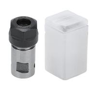 Varilla de husillo de pinza de soporte de extensión de mandril de eje de motor de vástago recto de 5 mm, material de acero, modelo ER11 para máquinas de grabado, mandrinado,