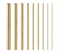 Varilla de latón de 500 mm de longitud y 0,8/1/1,2/1,3 mm a 3,0 mm de diámetro. Varilla redonda de cobre puro macizo. Herramienta de corte. Varillas de metal hechas a mano.(2Pcs,0.8x500mm)