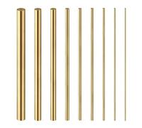 Varilla de latón de 500 mm de longitud y 0,8/1/1,2/1,30 mm a 3,0 mm de diámetro. Barra de cobre puro macizo. Herramienta de corte for torno. Varillas de metal hechas a mano.(5Pcs,1.2x500mm)