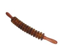 Varilla de Masaje con Rodillo Fascial, Varilla de Masaje con Punto Gatillo de Drenaje Linfático de Resina Relajante, Haya Portátil para Abdomen (BROWN)