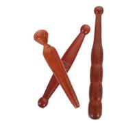 Varilla de Masaje de Madera Retro Marrón 3 Piezas para Pies | Herramienta Tradicional para Reflexología, Uso en Casa, Tacto Suave, Cobertura Completa Color Aleatorio