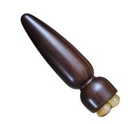 Varilla de masaje de ojos de madera - Mini Lot´s Seedpod Gua Sha Tool | Rodillo de acupresor portátil para ojos, cara, cuello y cuerpo | Masajeador de spa universal para el hogar, viajes, yoga