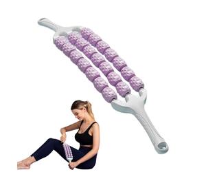 Varilla de masaje, rodillo de masaje - Rodillos de pierna de para músculos - Practique la herramienta de masajeador de mano de la salud física para hombres, mujeres y niños
