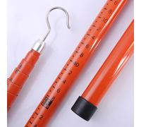 Varilla de medición de Alto Voltaje, Vara de medición aislada para topografía de Alto Voltaje, Varilla de medición de Resina epoxi de 8 m/26,2 pies con Bolsa de Transporte, Herramienta esenc