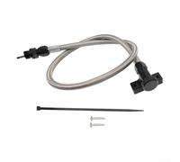 Varilla de medición de bloqueo de aceite de aluminio y acero inoxidable para Ford F-150 2010-2017 compatible con múltiples transmisiones