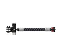 Varilla de montaje de cámara de doble cabezal reforzada sin herramientas, rotación de 360 grados, agarre seguro para cámaras de acción, soporte de barra de extensión ajustable de cámara