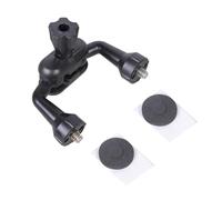 Varilla de montaje de tornillo macho doble de 12 cm con almohadilla ajustable para cámaras réflex digitales, soportes de luces LED, soporte de montaje de cámara de acción