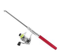 Varilla de Pesca de Bolsillo con Vara de Pescador de Reelpo Portátil Pole de Bolsillo de Bolsillo Retráctil con Ruedas de Carrete Ultra Luz Experiencia Portabilidad Unmatc Aluminio Diseñado (Black)