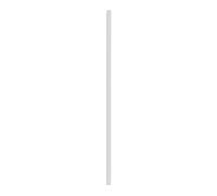 Varilla de plástico ABS blanca redonda/cuadrada for modelismo arquitectónico, accesorios de bricolaje, suministros de corte.(Round0.8x250mm50pcs)