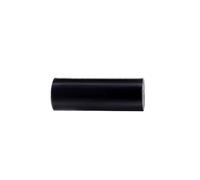 Varilla de plástico sólido Barra redonda de plástico PVC, blanca, gris y negra, diámetro 500 mm, for ingeniería, construcción, papelería, placa base, 1 unidad(Black,40mm)