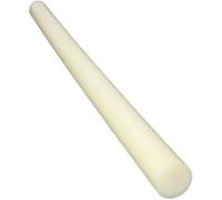Varilla de plástico sólido Barra redonda de plástico PVC, blanca, gris y negra, diámetro 500 mm, for ingeniería, construcción, papelería, placa base, 1 unidad(White,6mm)