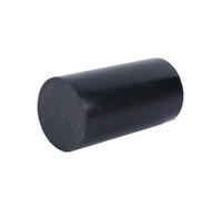 Varilla de PVC de plástico negro, barra redonda de ingeniería, espaciador de palanquilla, longitud 100, 200, 500, 1000mm, for diferentes industrias, 1 ud.(500MM*45MM)