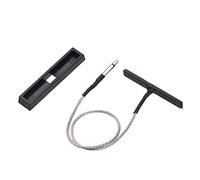 VARILLA DE RECOGIDA DE VIOLÍN REPRODUCTOR ACÚSTICO PIEZO SOPORTE DE MONTAJE DE PLOMO DE 60 MM - NEGRO Y PLATA