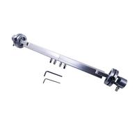 Varilla de repuesto de varillaje de pedal, pieza de conector de metal de pedal de tambor con extremos de tornillo de fijación para salas de práctica, ensayo en grupo y mantenimiento diario Varilla de