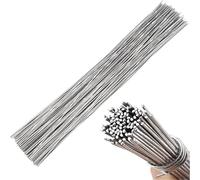 Varilla de soldadura de aluminio fácil de derretir de baja temperatura, universal, con núcleo plateado, agujeros de reparación, herramientas manuales, varillas de soldadura, varillas de soldadura (2,5