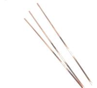 Varilla de soldadura electrodo plano cobre y fósforo | 3 piezas 3x1x400 mm for soldadura de CA de refrigerador