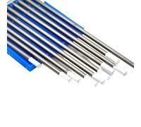 Varilla De Soldadura Electrodos WT20 WC20 WL15 WL20 WP WZ8 for máquina de soldadura TIG ARC Varillas de soldadura de electrodos de tungsteno TIG de 150/175 mm(White,1.6mm,150mm x10PCS)
