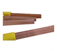 Varilla de soldadura ER70S-6 de acero al carbono chapado en cobre, barra de 1 kg para aplicaciones de soldadura TIG y MIG en varios tamaños de 1,6 mm a 3,2 mm con salpicaduras bajas para soldadura de
