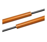 Varilla de soporte hidráulica Para Chrysler 300 2005-2008, portón trasero, maletero, resorte de gas, soportes elevación, puntales, varilla apoyo(Orange carbon fiber)
