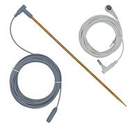 Varilla de tierra, cable de tierra hembra, kit de puesta a tierra con cable de 40 pies de largo, comprobador de tierra portátil, eficiente para vallas eléctricas con conexión a tierra