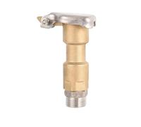 Varilla de válvula agua rápida latón 6 puntos, cobre verde, dispensador, llave, aspersor jardín DN20(12)