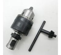 Varilla de vástago de 19 mm para conexión de portabrocas de taladro, adaptador para vástago Weldon a rosca cónica B16, compatible con tamaños de portabrocas de 1,5-13 mm y 3-16 mm (3)
