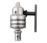 Varilla de vástago de ángulo recto de 19 mm para portabrocas de 1,5 a 13 mm o de 3 a 16 mm, adaptador de rosca cónica B16 para vástago Weldon, accesorio de herramienta de metal (6)
